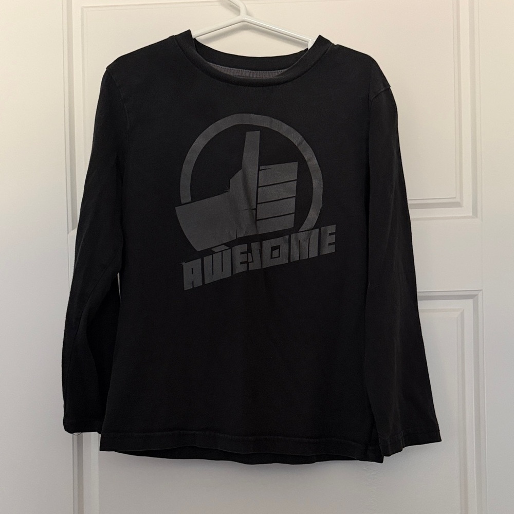 Circo Black Long Sleeve Tee with Awesome Graphic